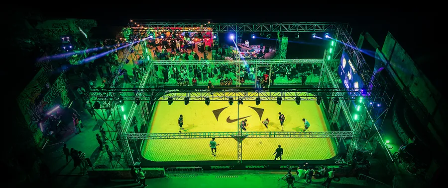 Montaje de Agama Soluciones Estructurales para Nike